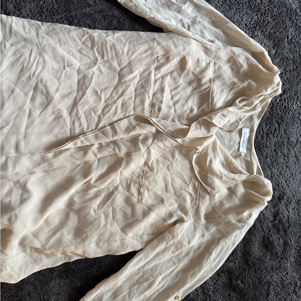 Calvin Klein Beige Blouse